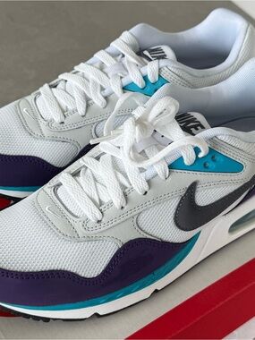 Nike White Teal Purple Gray Women’s Sneakers